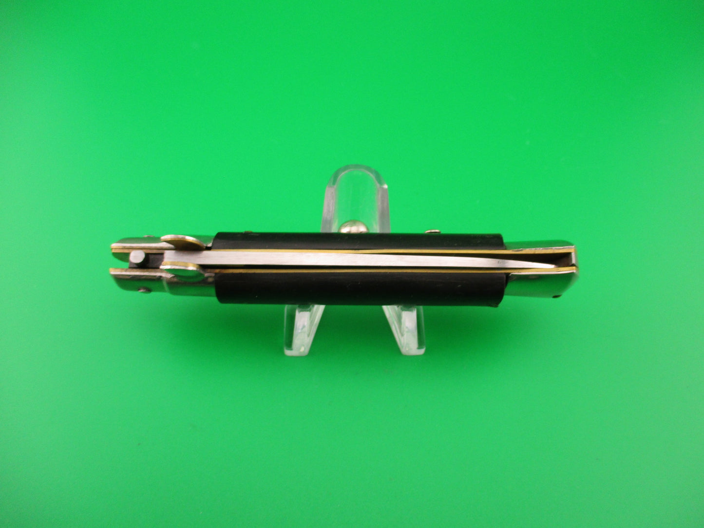 INOX W 20cm Italian Transitional Stiletto Horn Vintage automatic knife
