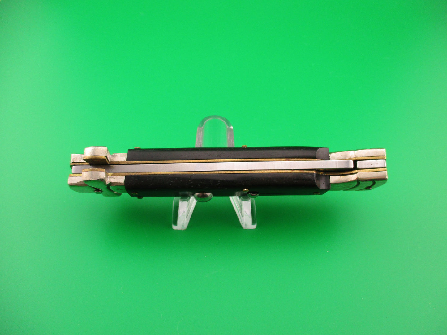 AGA CAMPOLIN MANIAGO ITALY 23cm Italian Ebony Maltese 2014 Lockback automatic knife