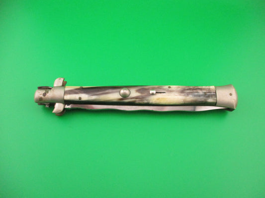 M ITALY INOX 33cm Italian Picklock KRIS Horn 1950s Vintage automatic knife