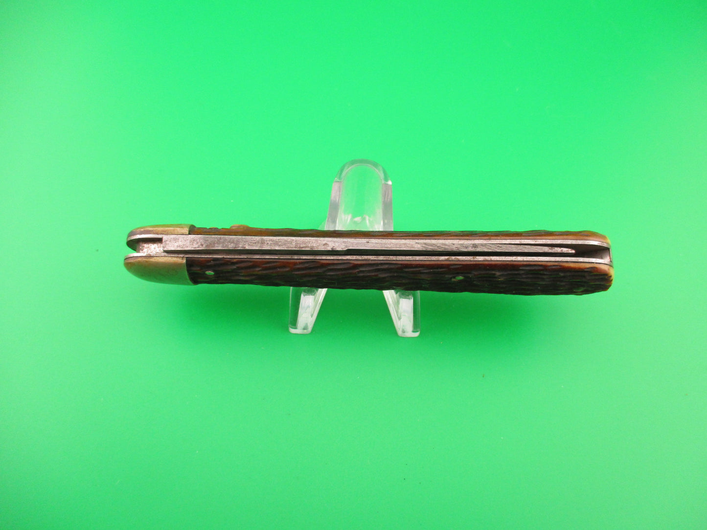 SCHRADE CUT CO 1613 3/4 Saber Grind Hunter WARNER BROS Movie Prop Knife