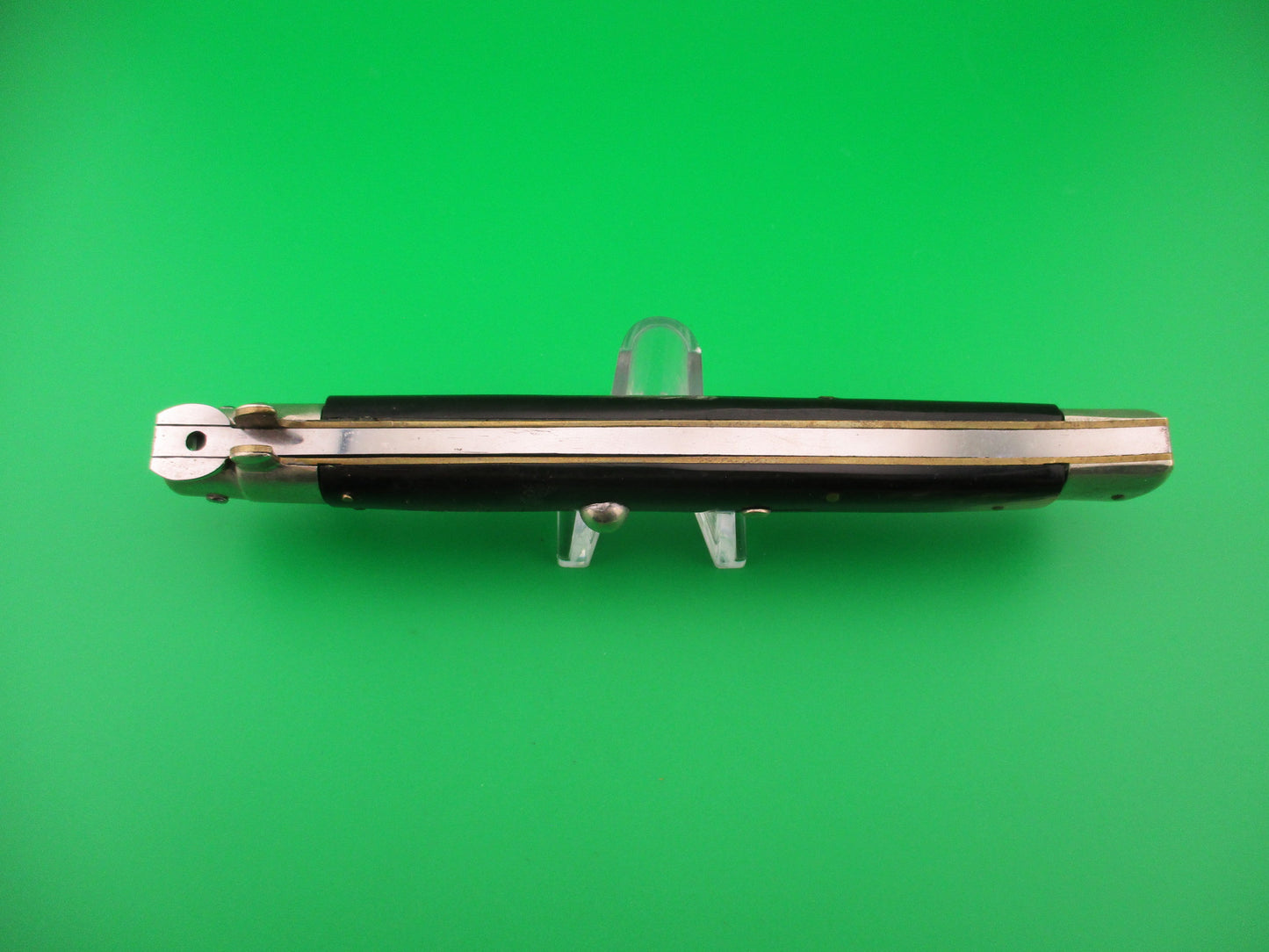 M ITALY INOX 33cm Italian Picklock 1950s Vintage Bayonet Horn automatic knife