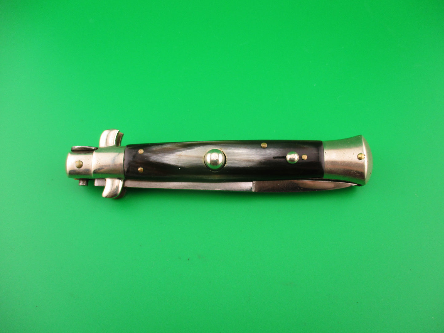 ETHAN 1953 23cm Italian Picklock vintage 1950s Black & White automatic knife