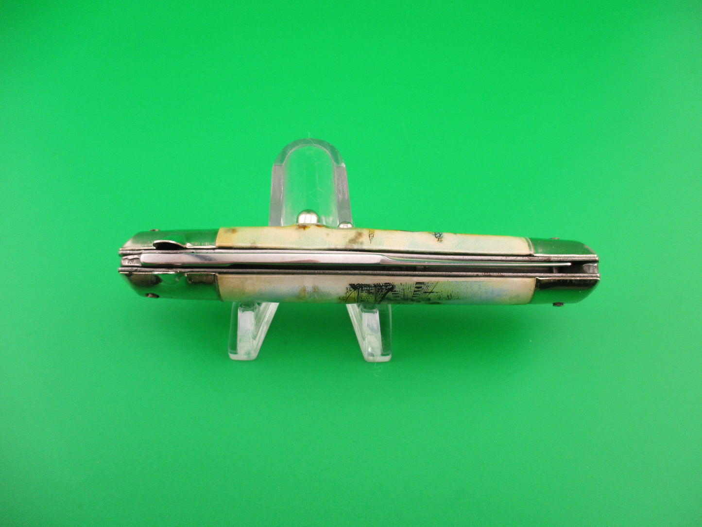 INOX 18cm Italian Tourist Venice Gondola switchblade knife