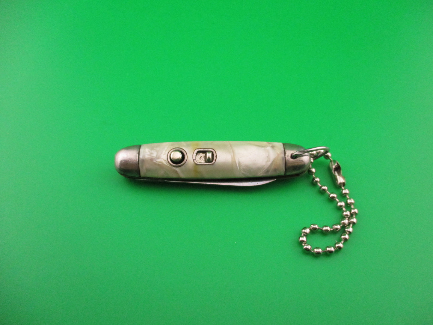 Imperial Jackomatic Jr Keychain Switchblade 1950s knife with chain