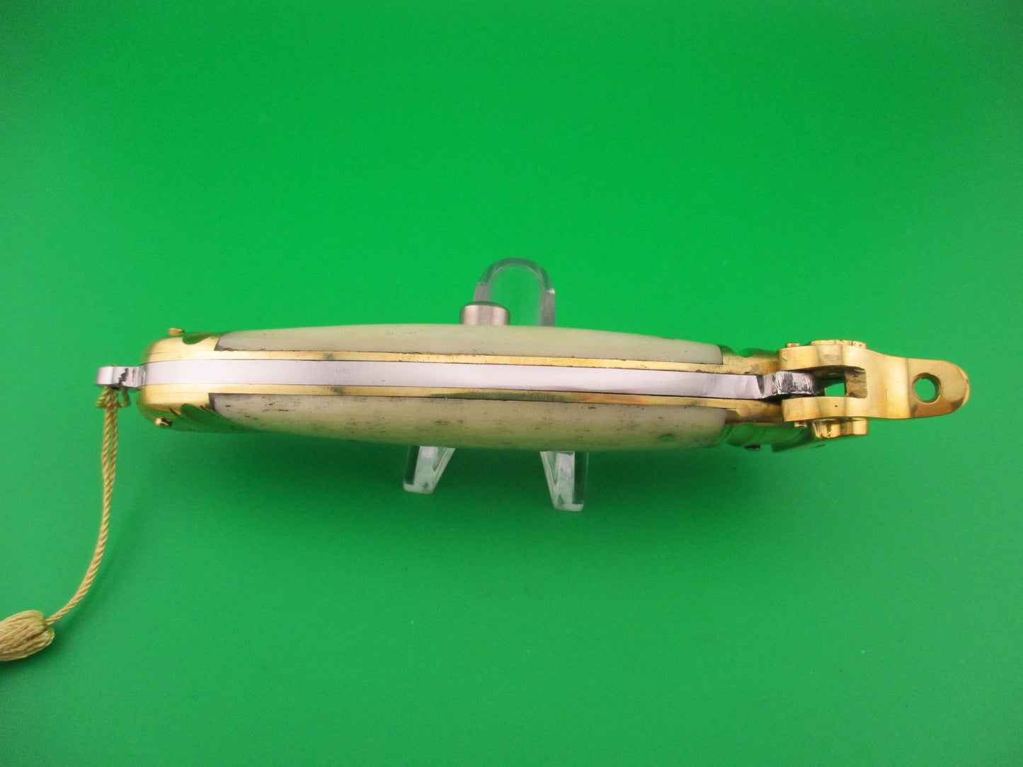 OZ 23cm Scarperia Tonerini Italian Inspired Fulcrum Shell puller Custom Automatic Knife