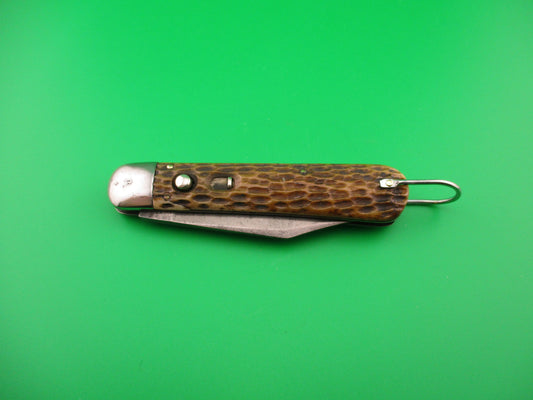 SCHRADE CUT CO M2 Bone WWII Paratrooper Military issue switchblade knife