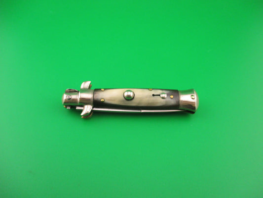 INOX 14cm Italian Picklock 1950s vintage Bayonet blade automatic knife