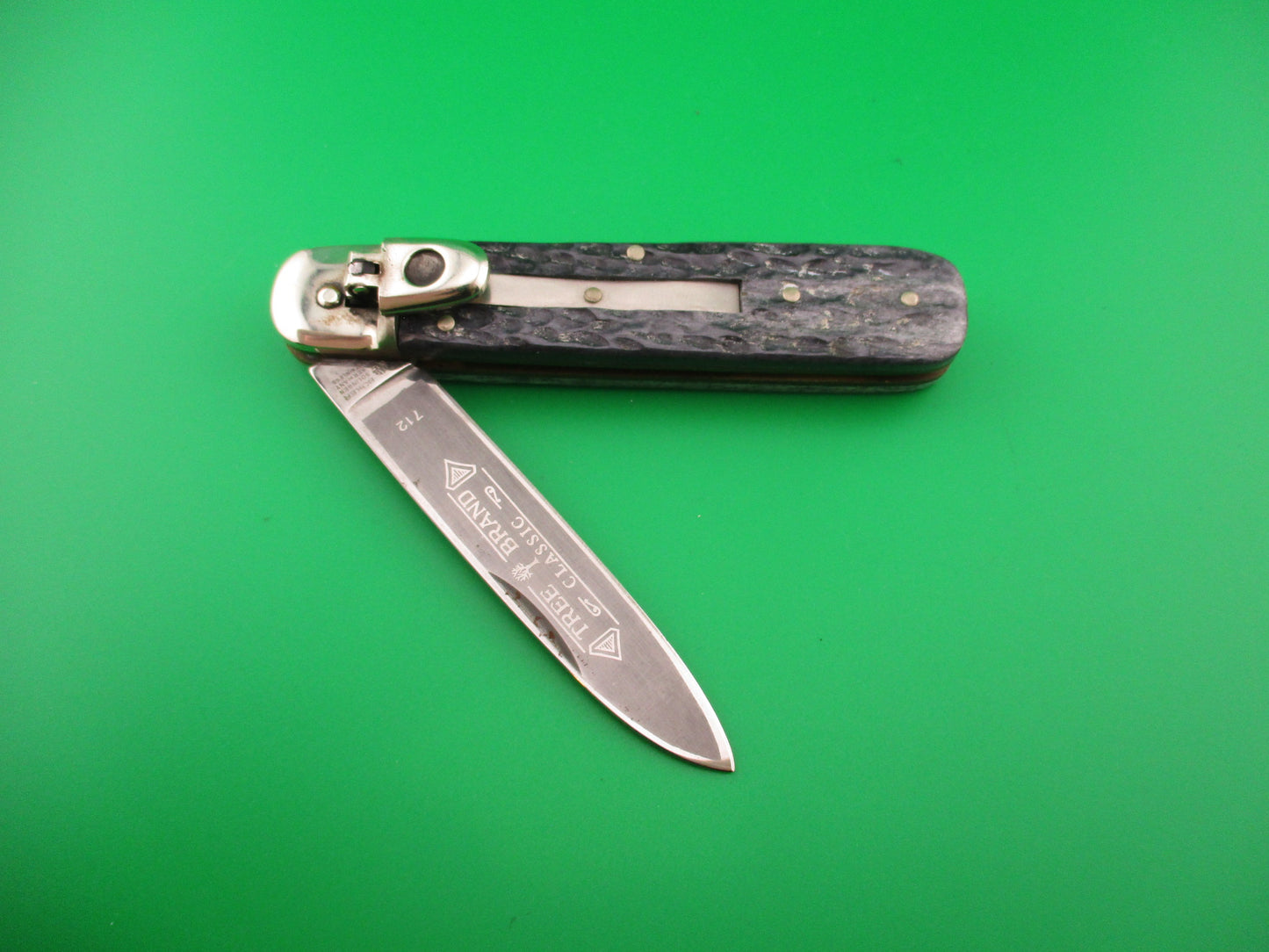 BOKER TREE BRAND CLASSIC 712 11cm German Lever automatic knife Gray bone