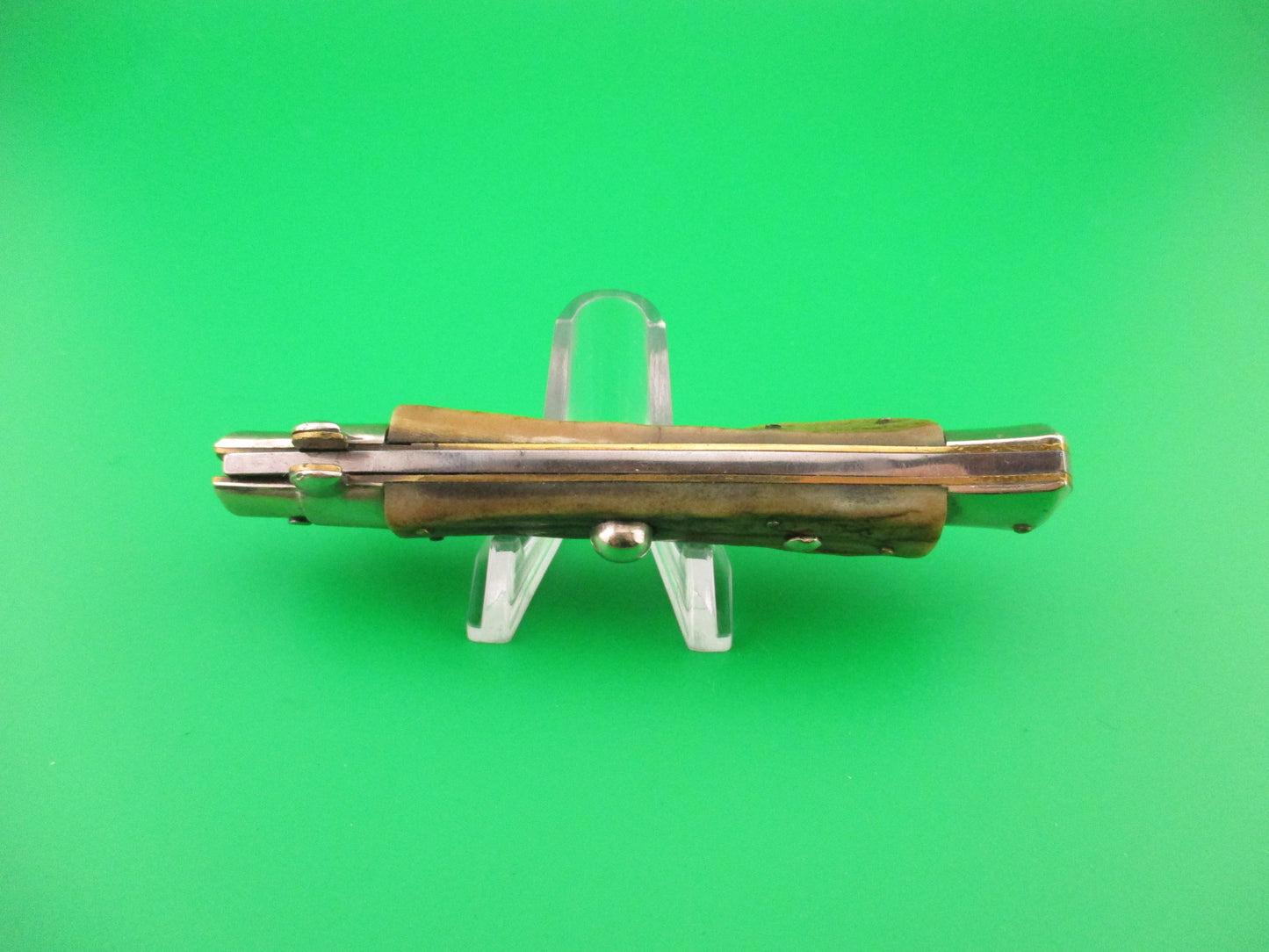 Rostfrei (slant) 4 PATENT 20cm Italian BoBc Vintage 1960s Stag automatic knife