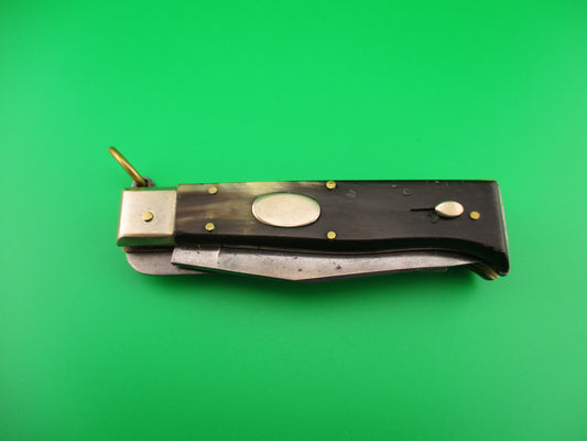 Latama 20cm Italian 5 Blade Oval button Ring pull Camper automatic knife