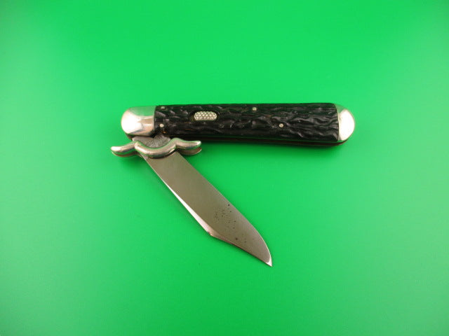 Flylock Vintage Hunter Lazy W folding guards automatic knife #11004