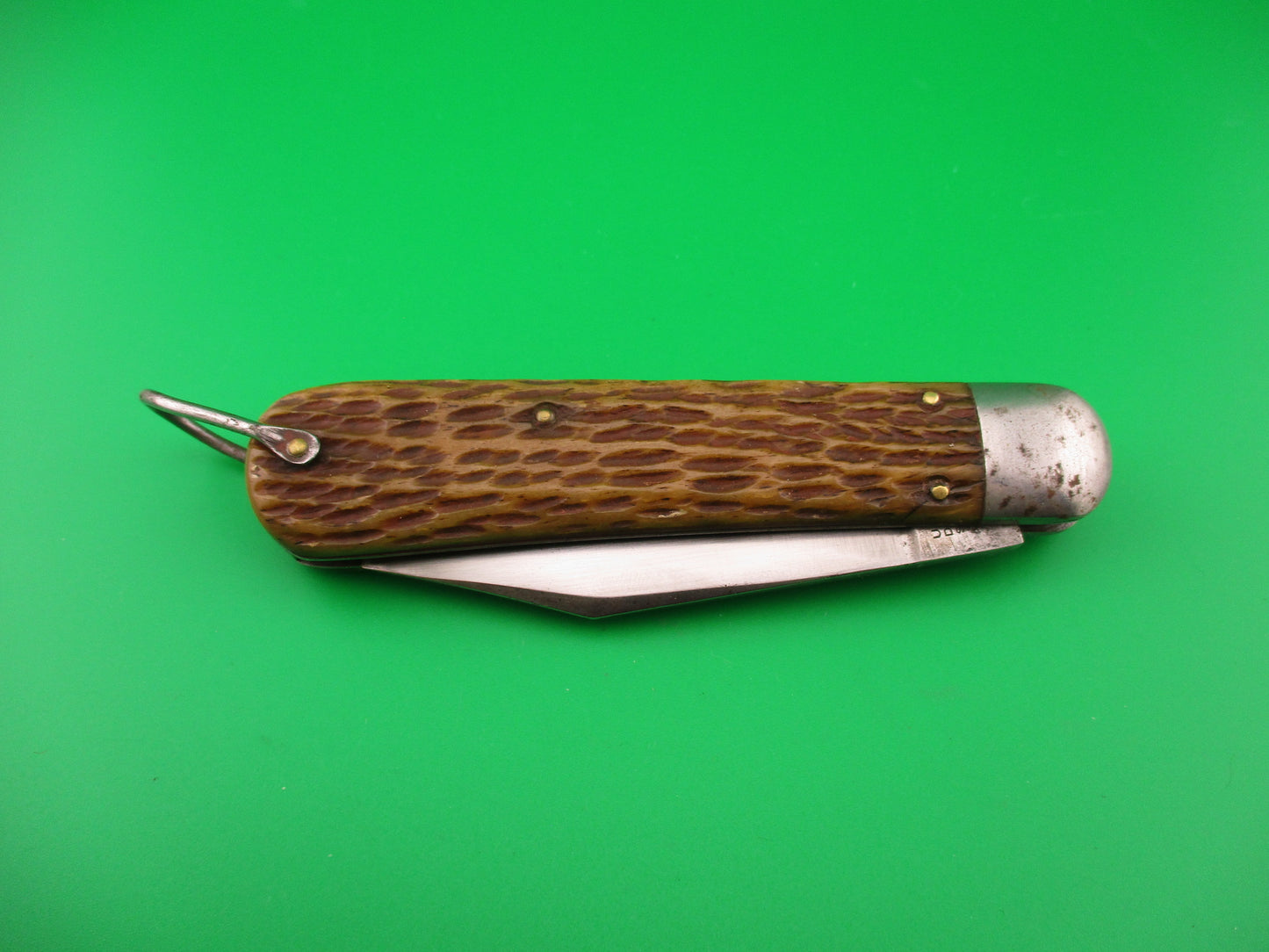 SCHRADE CUT CO M2 Bone WWII Paratrooper Military issue switchblade knife