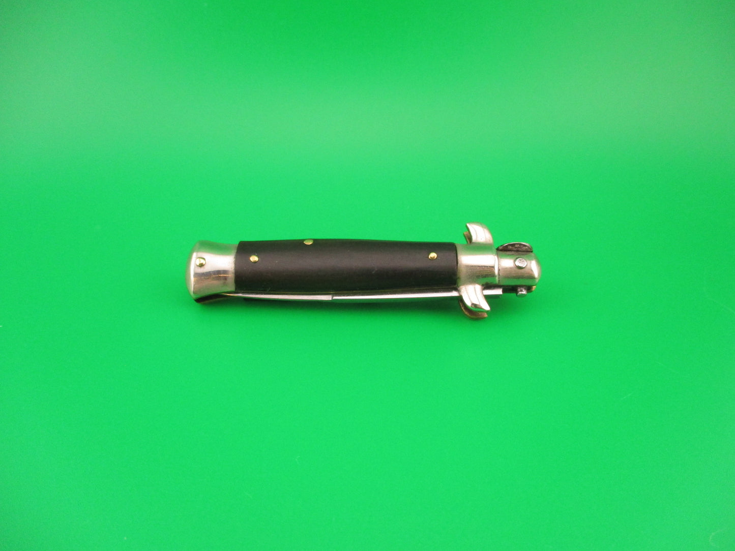 INOX 14cm Italian Picklock 1950s vintage Bayonet blade automatic knife