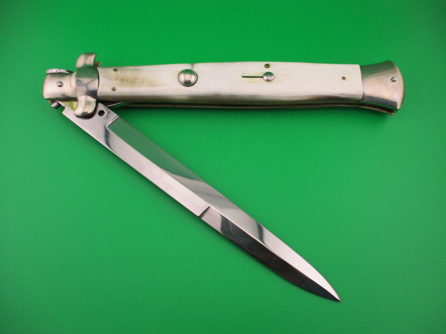 AGA CAMPOLIN 45cm Italian Stiletto Vintage Swivel bolster automatic knife