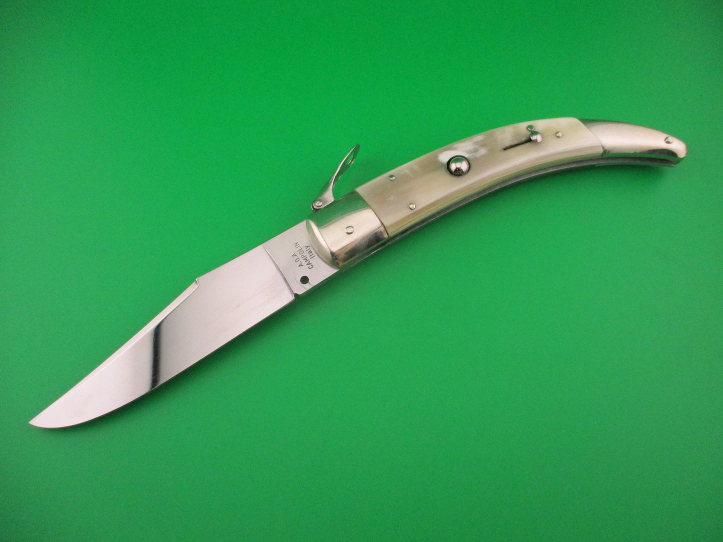 AGA CAMPOLIN ITALY 26cm Italian Catalana Fulcrum automatic knife