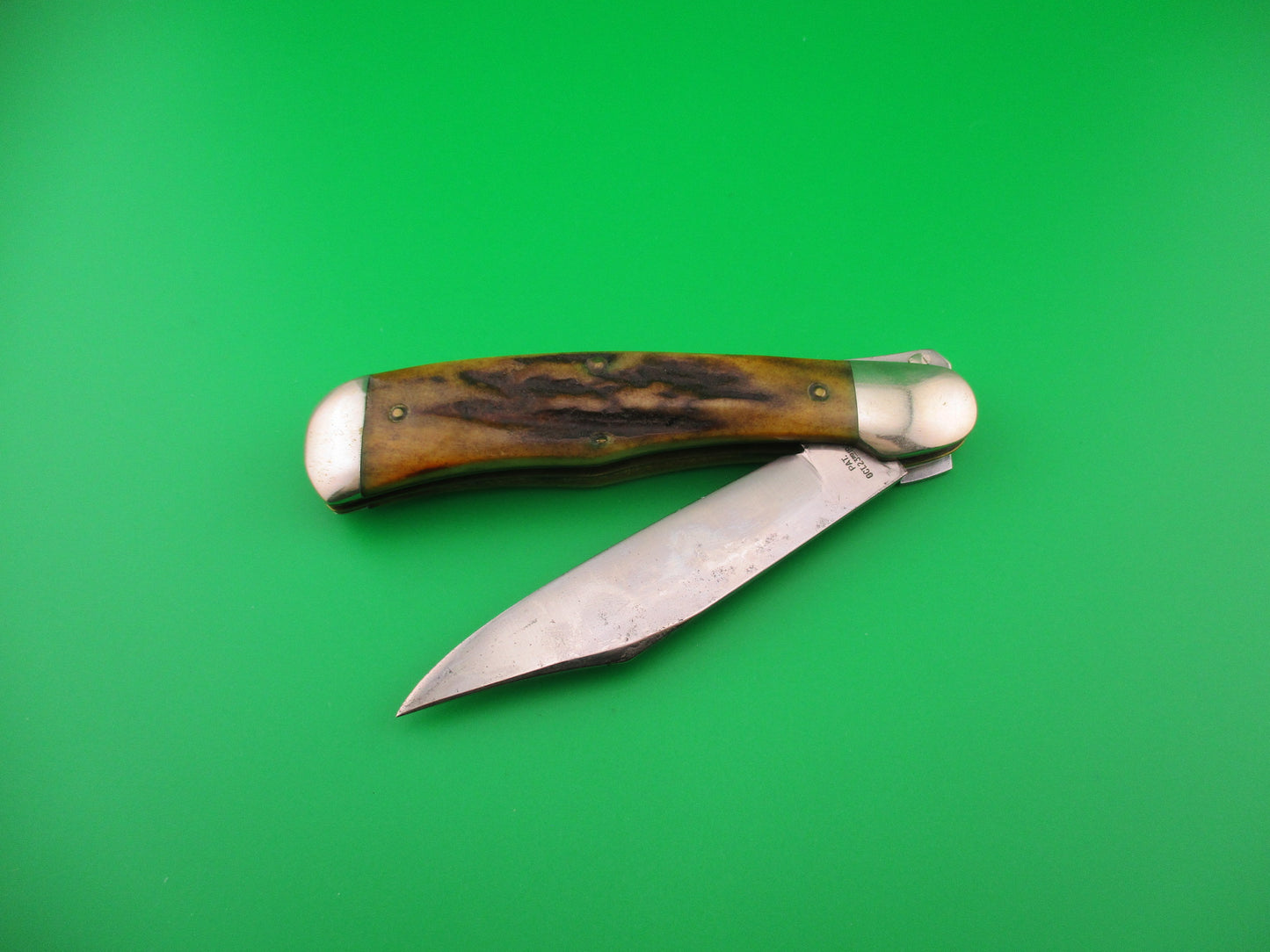 JAEGER BROS MARINETTE, WIS Stag Vintage Automatic knife Aerial Knife Co