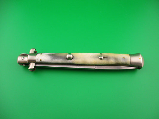 Latama MADE IN ITALY 33cm Italian Picklock Bayonet & Horn 1950s vintage automatic knife