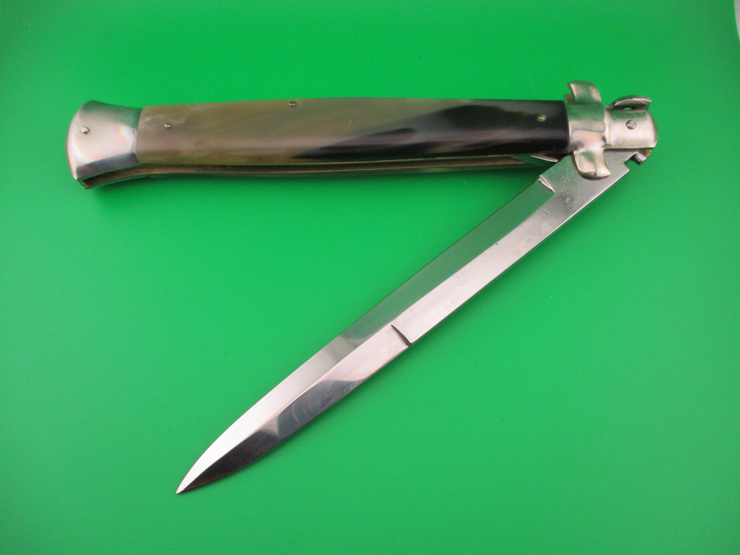 AGA CAMPOLIN 45cm Italian Stiletto Vintage Swivel bolster automatic knife