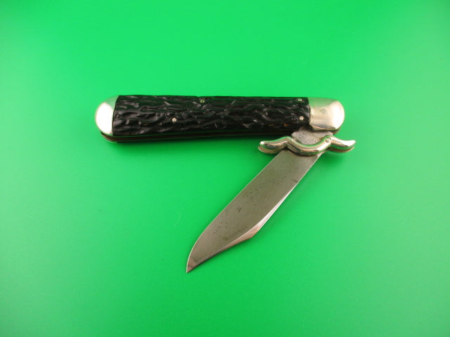 Flylock Vintage Hunter Lazy W folding guards automatic knife #11004