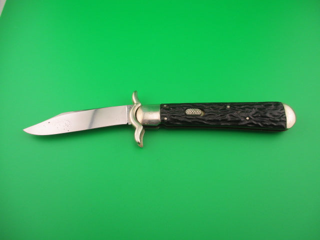 Flylock Vintage Hunter Lazy W folding guards automatic knife #11004