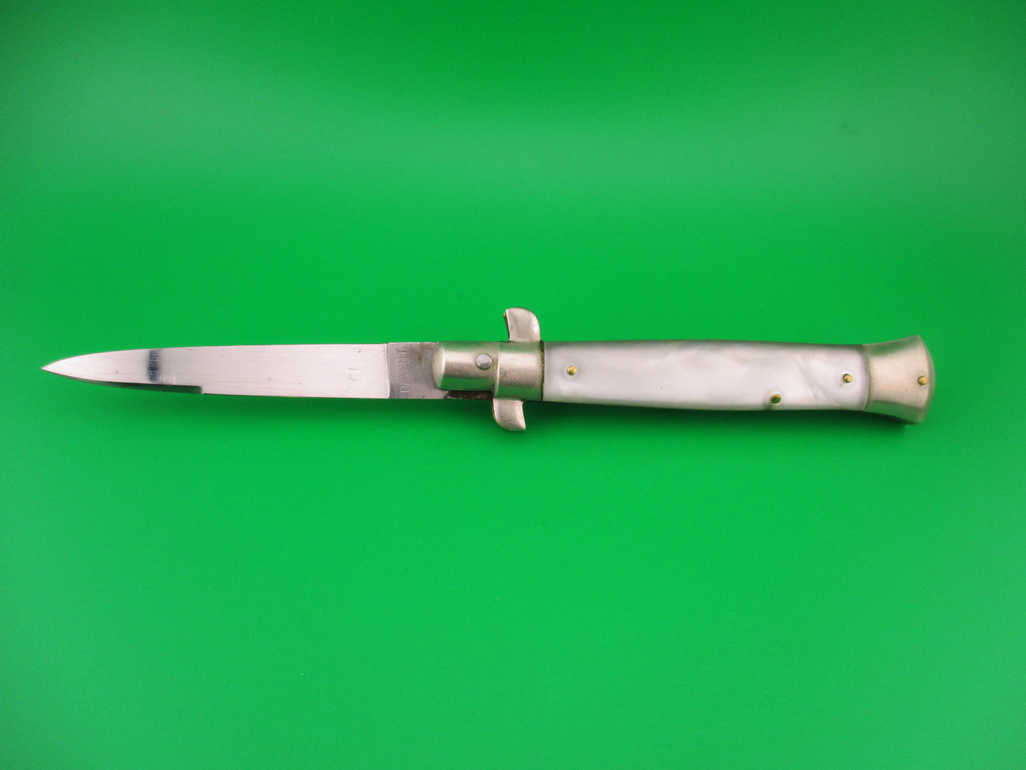 Rostfrei (slant) PATENT (slant) 20cm Italian BOBC Black lip Pearlex automatic knife
