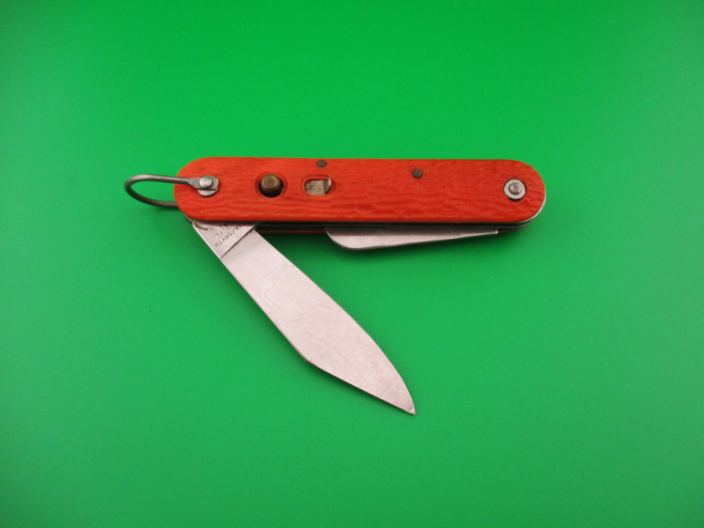 Logan Smyth Venice FL Orange Paratrooper knife New Old Stock