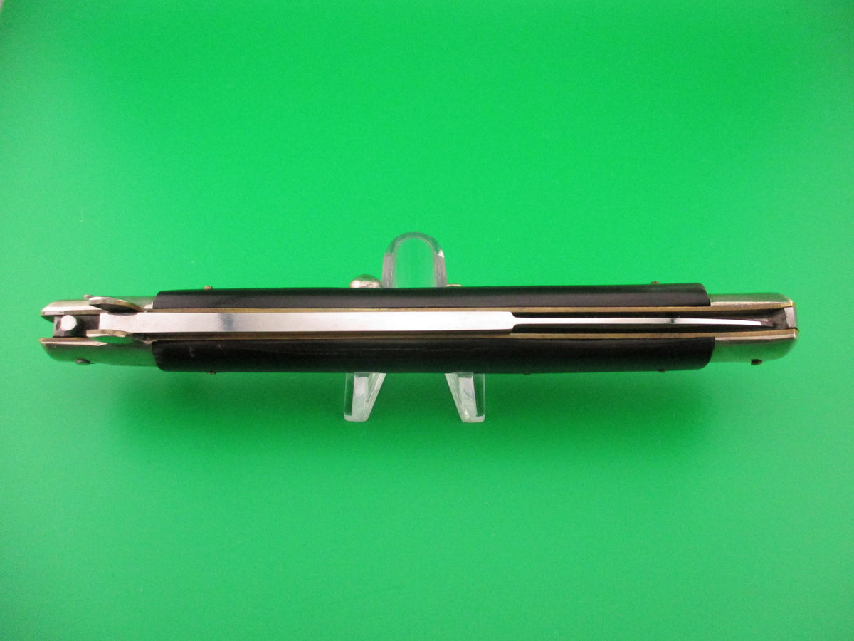 M ITALY INOX 33cm Italian Picklock Horn Vintage 1950s automatic knife 5mm