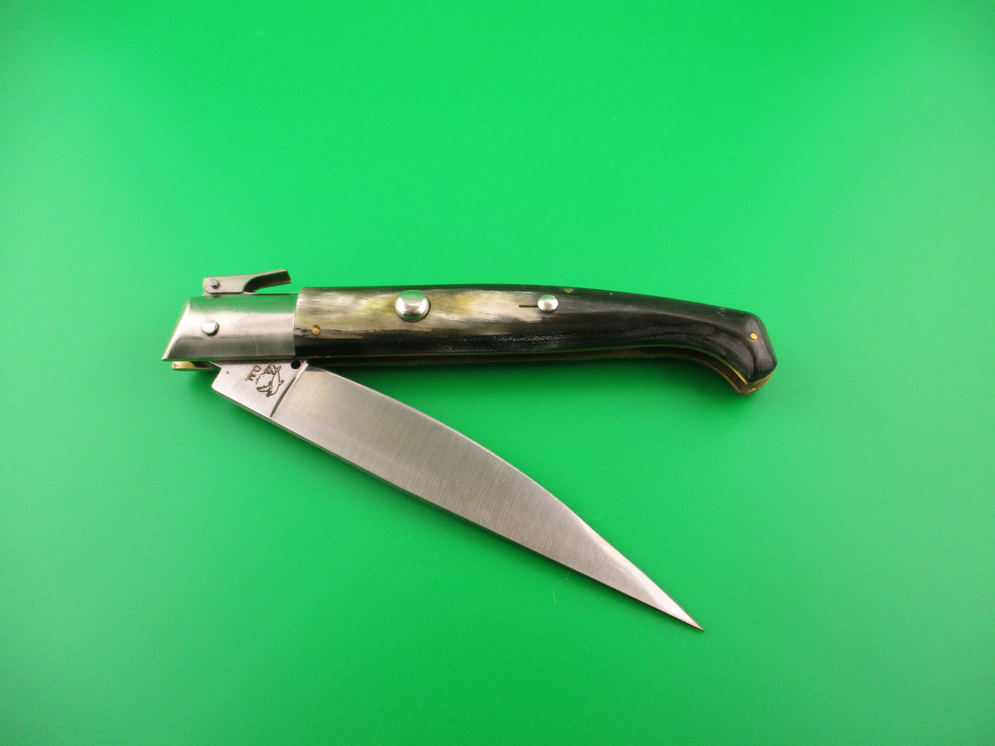 AROSA MANIAGO ITALY D.M. 27cm Italian Pattada Horn fulcrum automatic knife