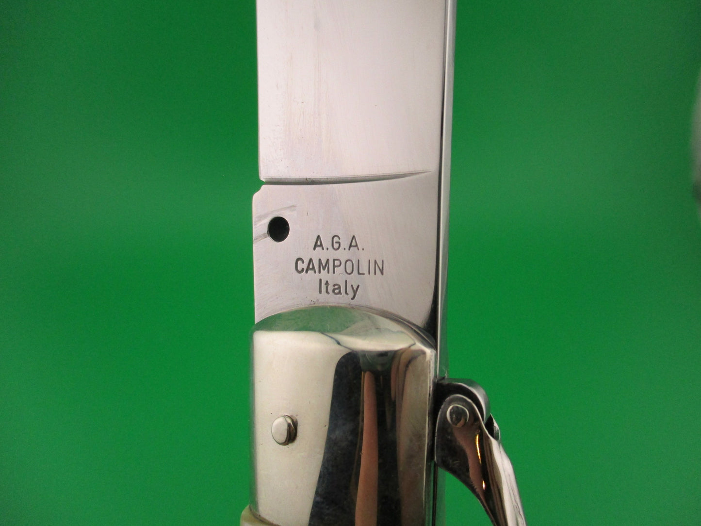 AGA CAMPOLIN ITALY 26cm Italian Catalana Fulcrum automatic knife