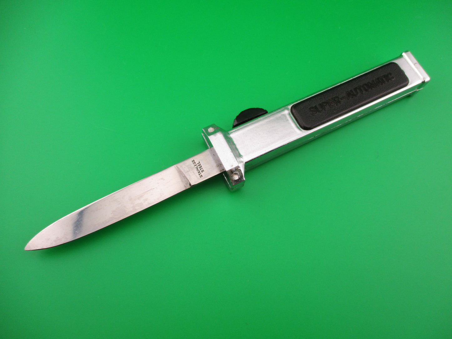 SUPER AUTOMATIC 23cm Vintage DA OTF Metal frame Japanese switchblade