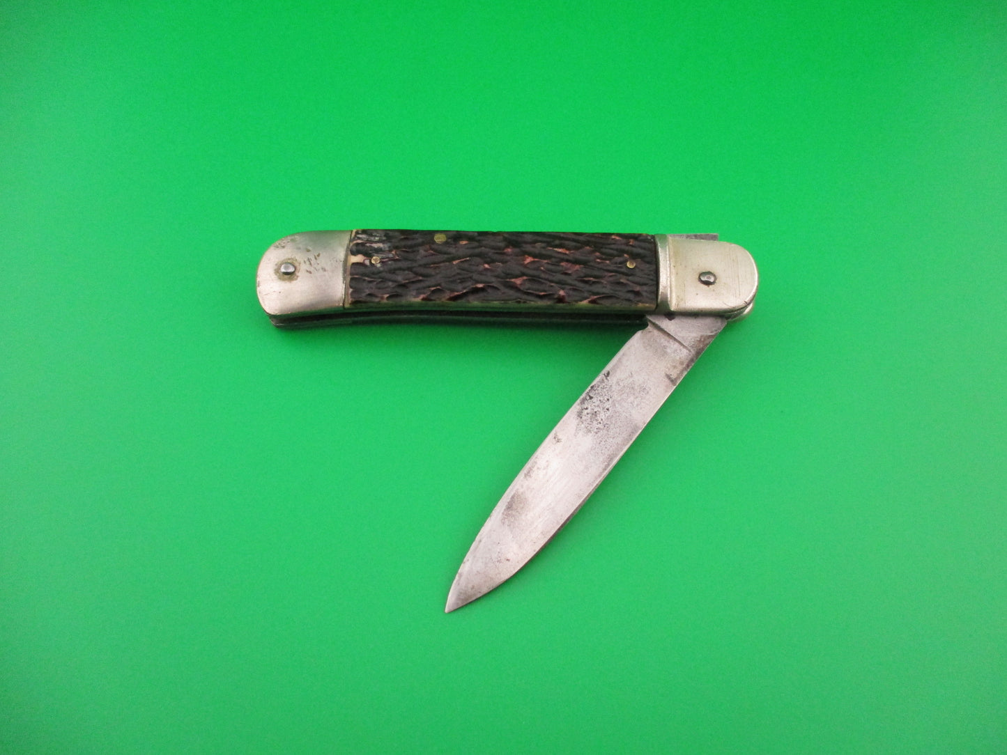 SOLINGEN CUTLERY GERMANY 10cm German Jigged bone SPRINGER vintage knife