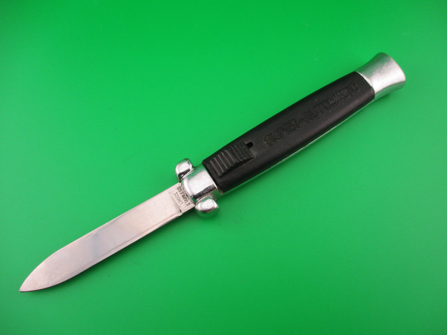 CROSS STAINLESS 21cm SUPER AUTOMATIC OTF DA NOS switchblade knife