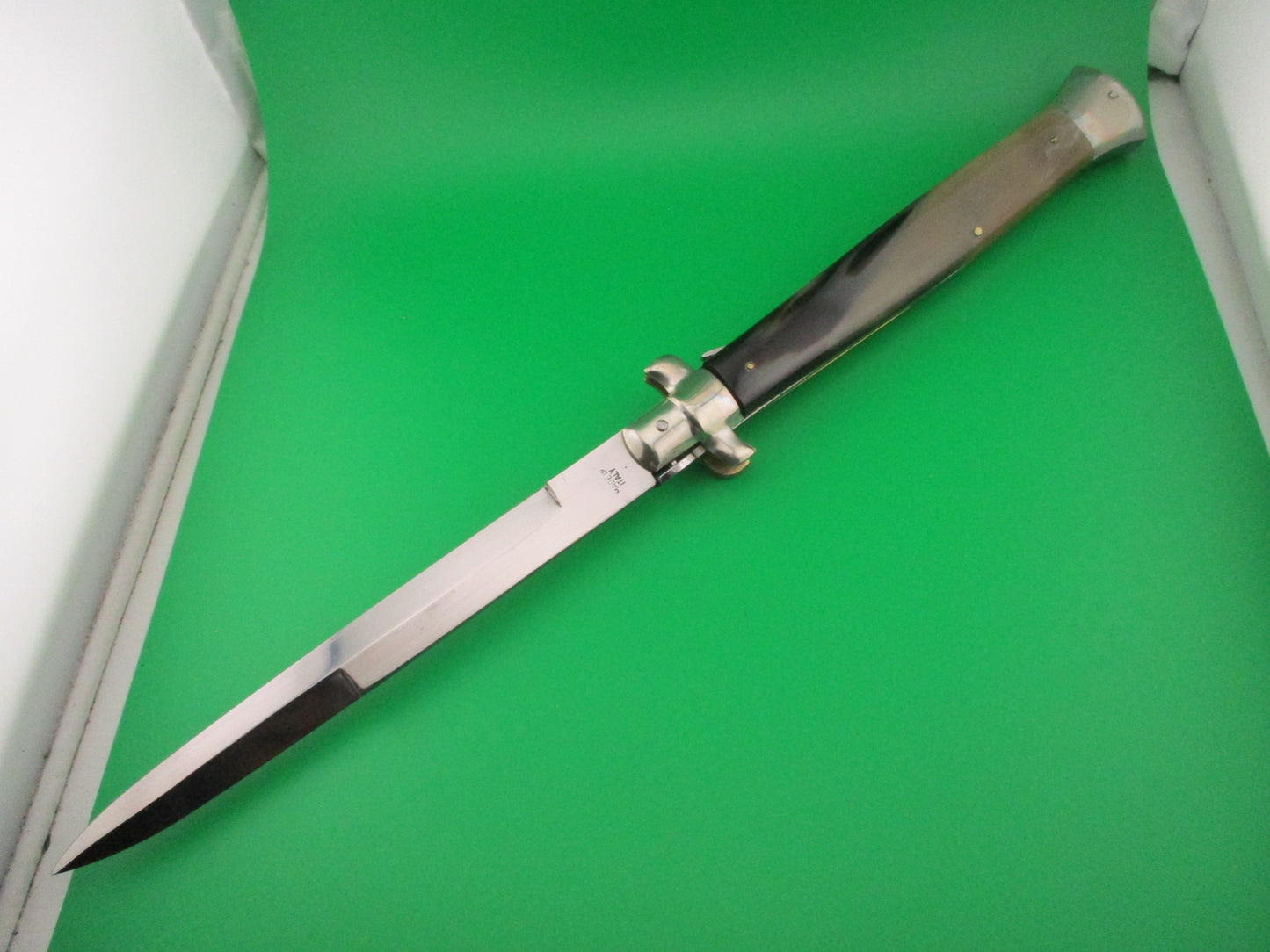AGA CAMPOLIN 45cm Italian Stiletto Vintage Swivel bolster automatic knife