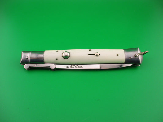 Rizzuto Estileto Milano 27cm Japanese Swing guard White vintage automatic knife