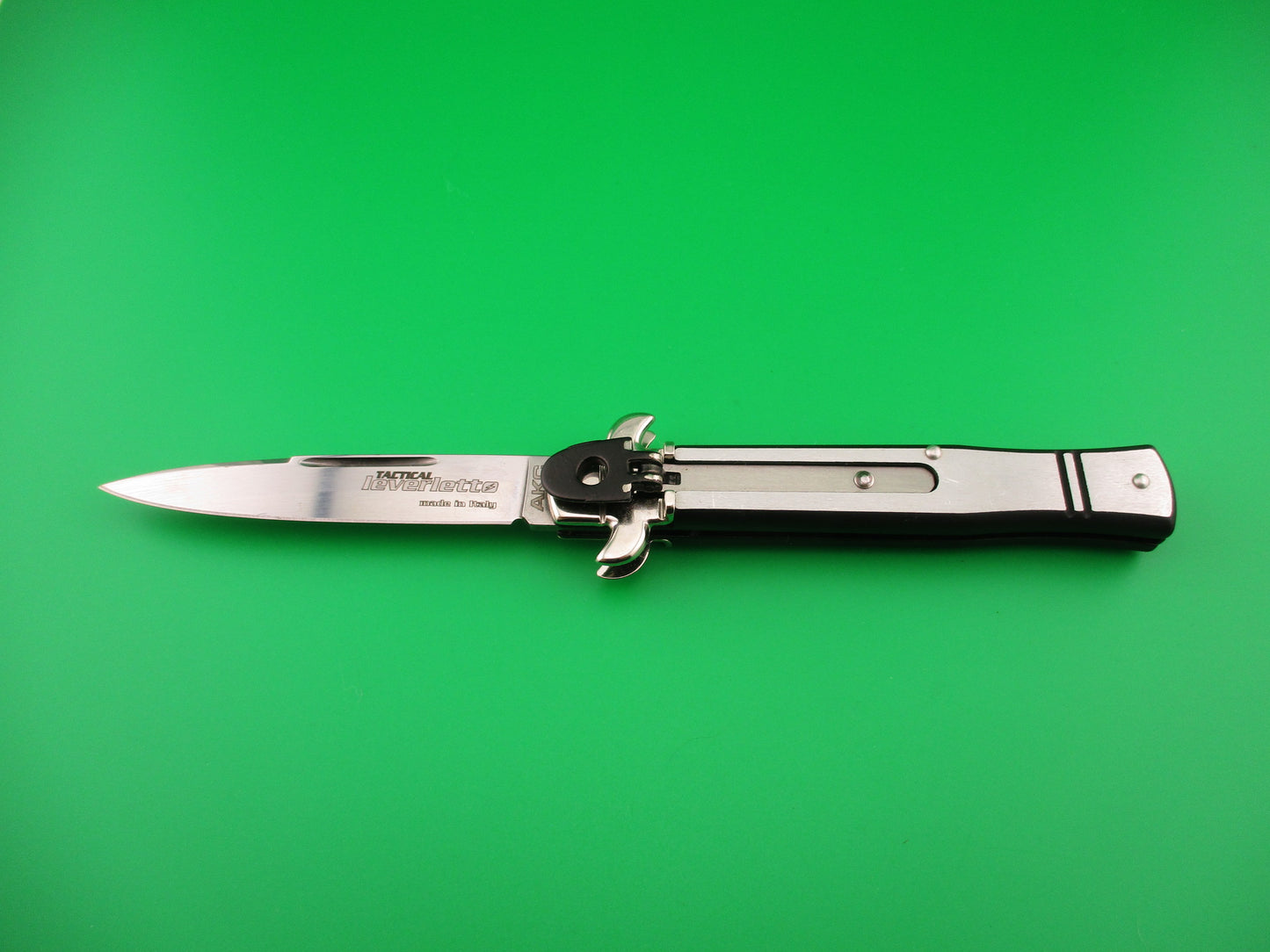 Leverletto TACTICAL AKC 20cm Italian Bill DeShivs lever automatic knife