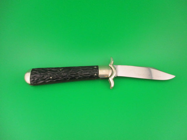 Flylock Vintage Hunter Lazy W folding guards automatic knife #11004