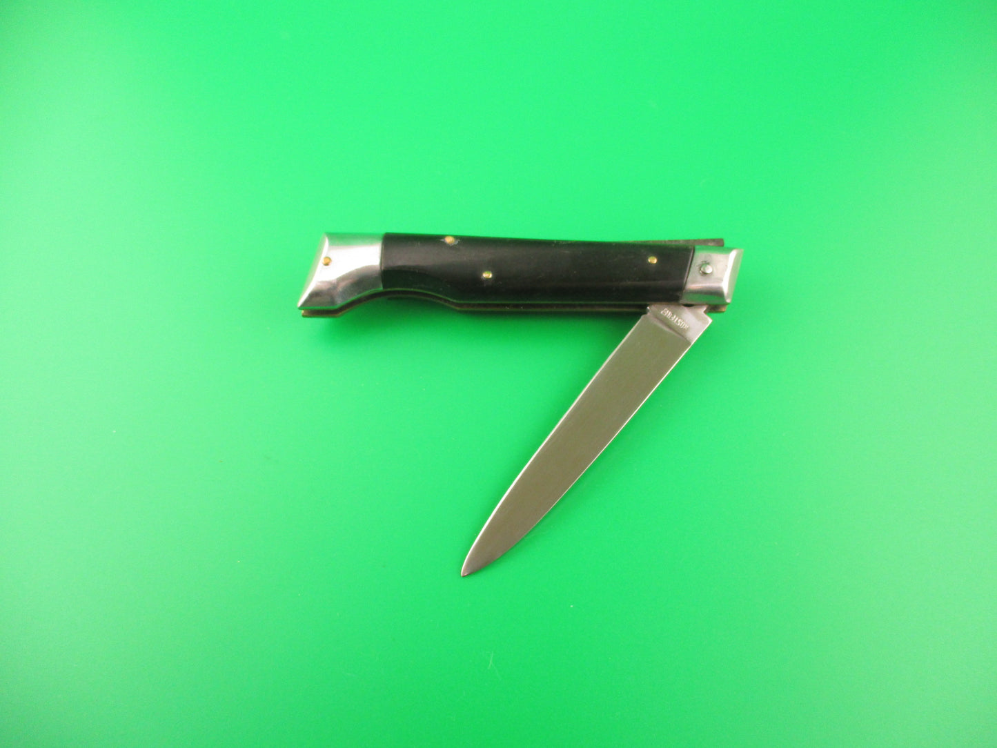ROSTFREI 20cm Italian Slant Bolster BOBC horn vintage automatic knife