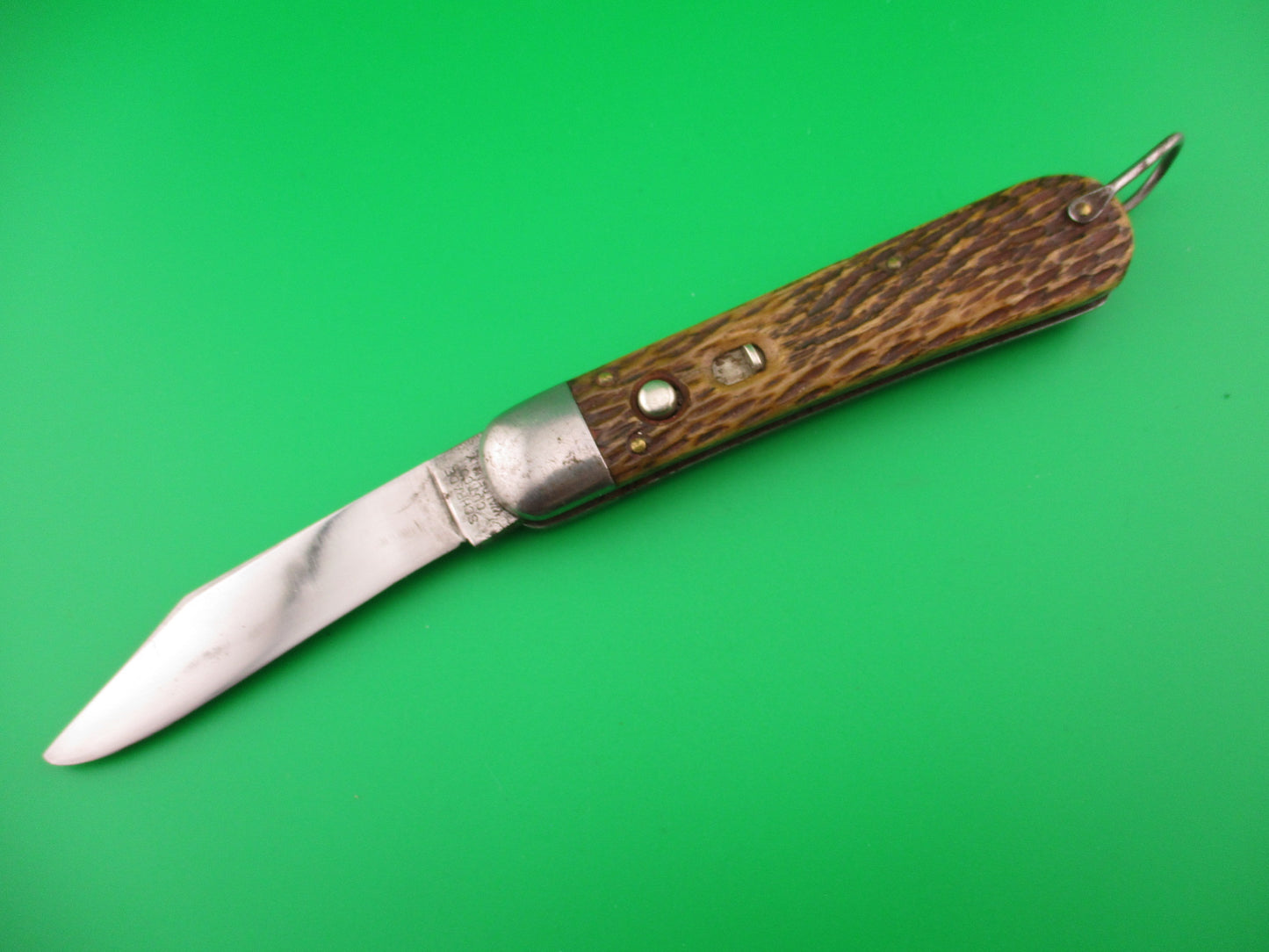SCHRADE CUT CO M2 Bone WWII Paratrooper Military issue switchblade knife