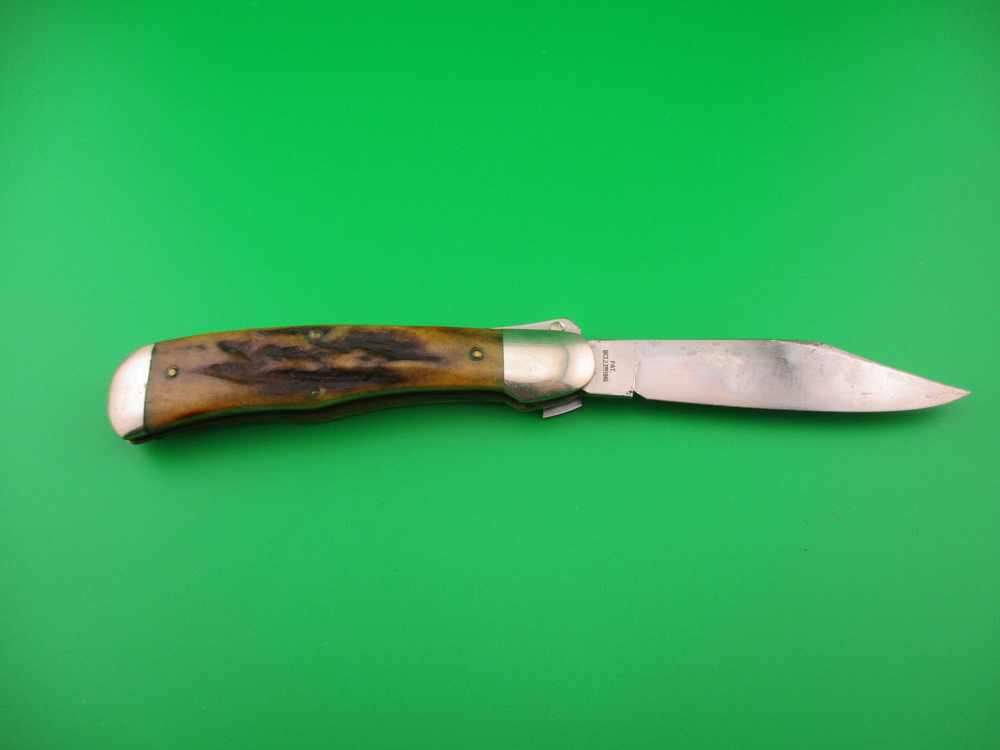 JAEGER BROS MARINETTE, WIS Stag Vintage Automatic knife Aerial Knife Co