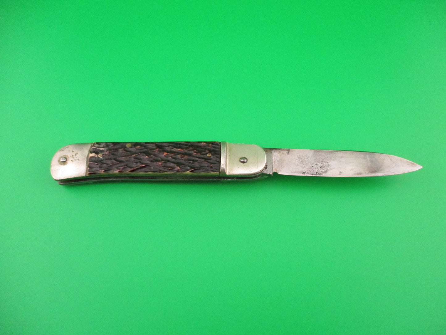 SOLINGEN CUTLERY GERMANY 10cm German Jigged bone SPRINGER vintage knife
