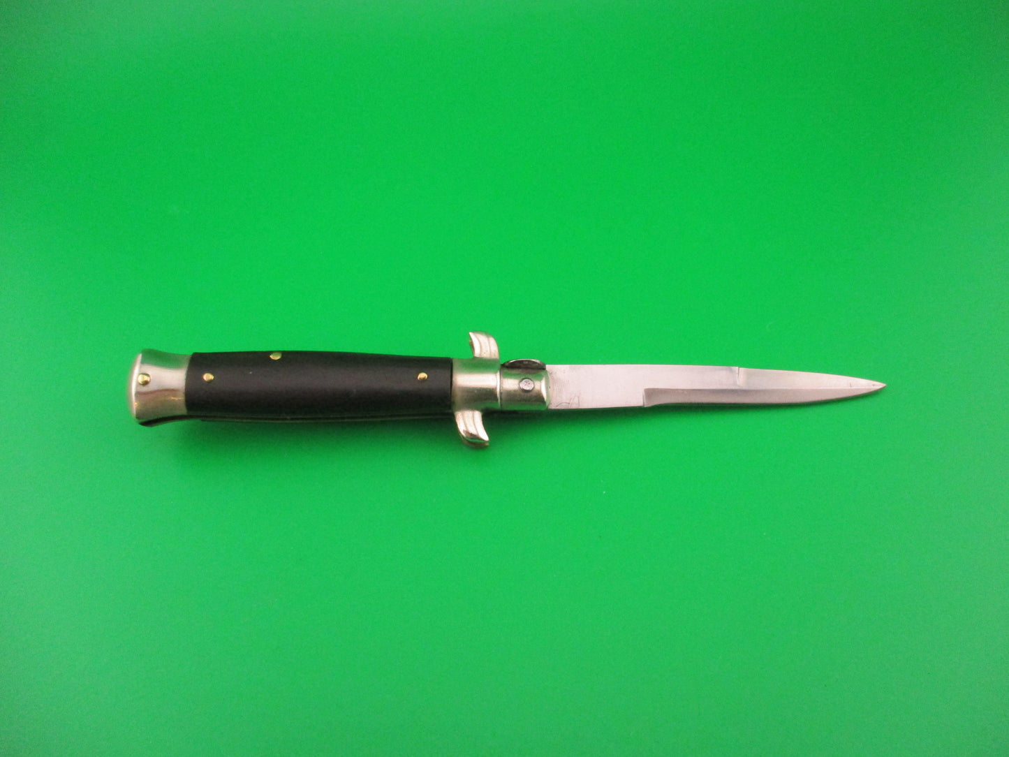 INOX 14cm Italian Picklock 1950s vintage Bayonet blade automatic knife