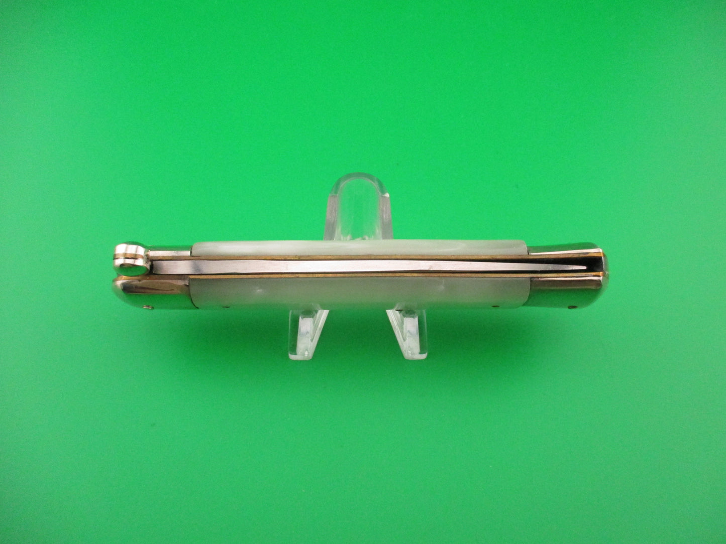 Stainless Steel ITALY 22cm RAPID Italian Pearl Knob Flip Open Vintage manual knife