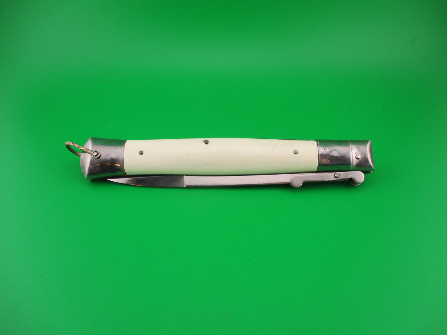 Rizzuto Estileto Milano 27cm Japanese Swing guard White vintage automatic knife