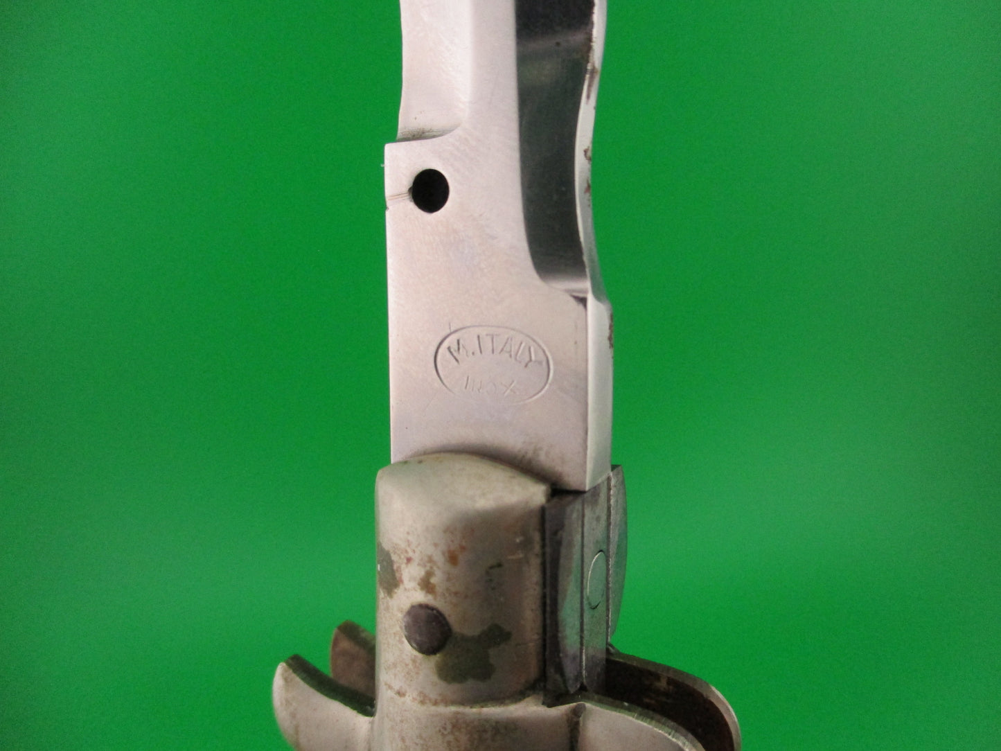 M ITALY INOX 33cm Italian Picklock KRIS Horn 1950s Vintage automatic knife
