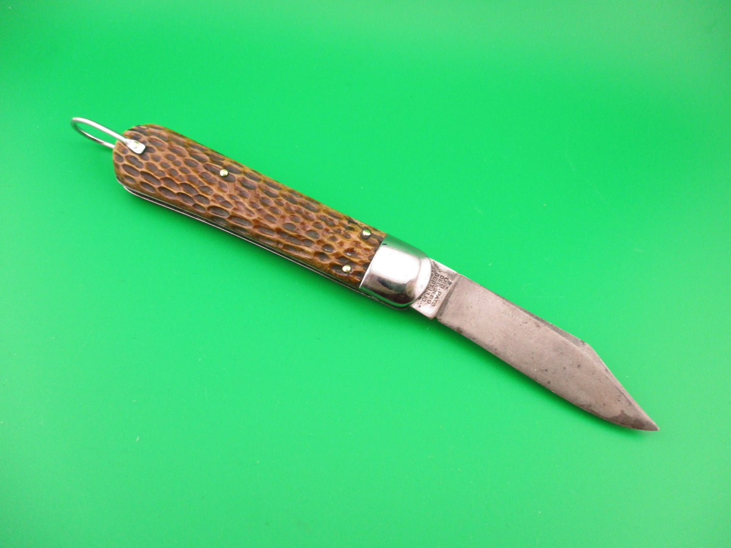 SCHRADE CUT CO M2 Bone WWII Paratrooper Military issue switchblade knife