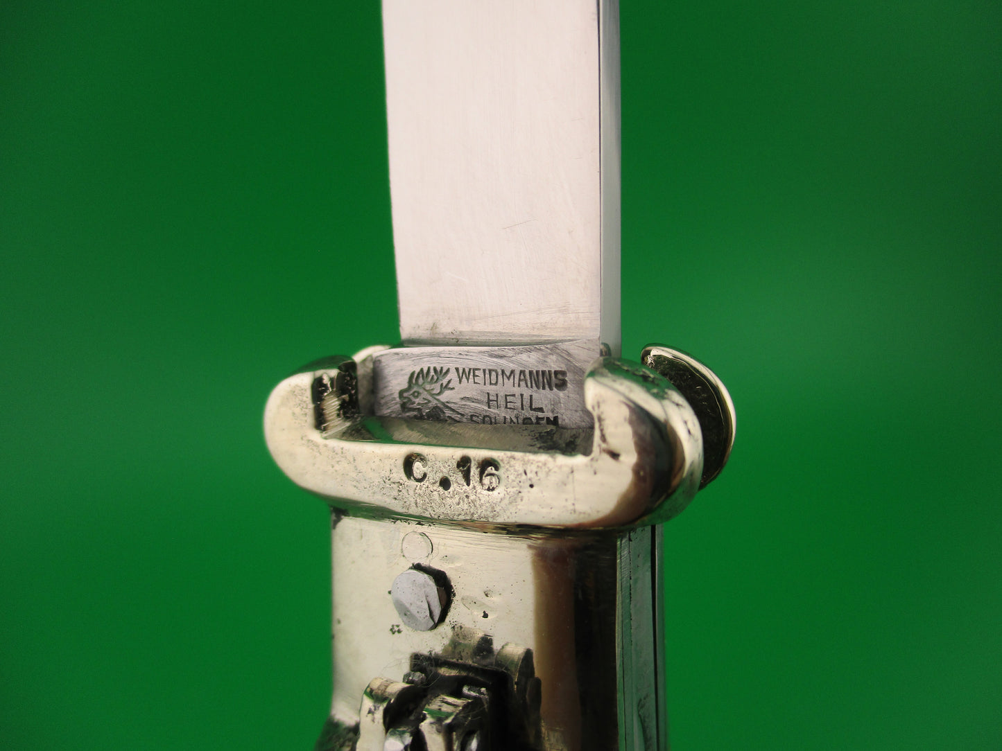 WEIDMANNS HEIL SOLINGEN GERMANY 11cm German Lever Shell Puller Jigged bone Johnny Cade