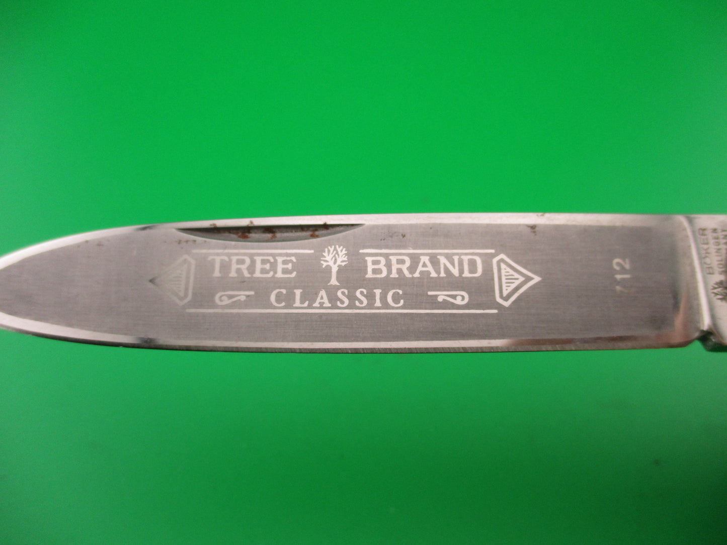 BOKER TREE BRAND CLASSIC 712 11cm German Lever automatic knife Gray bone