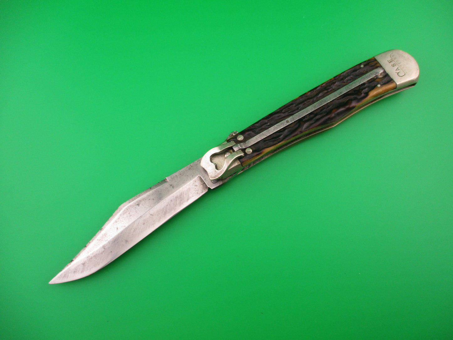 CASE TESTED XX 5171L Stag Lever Vintage automatic knife