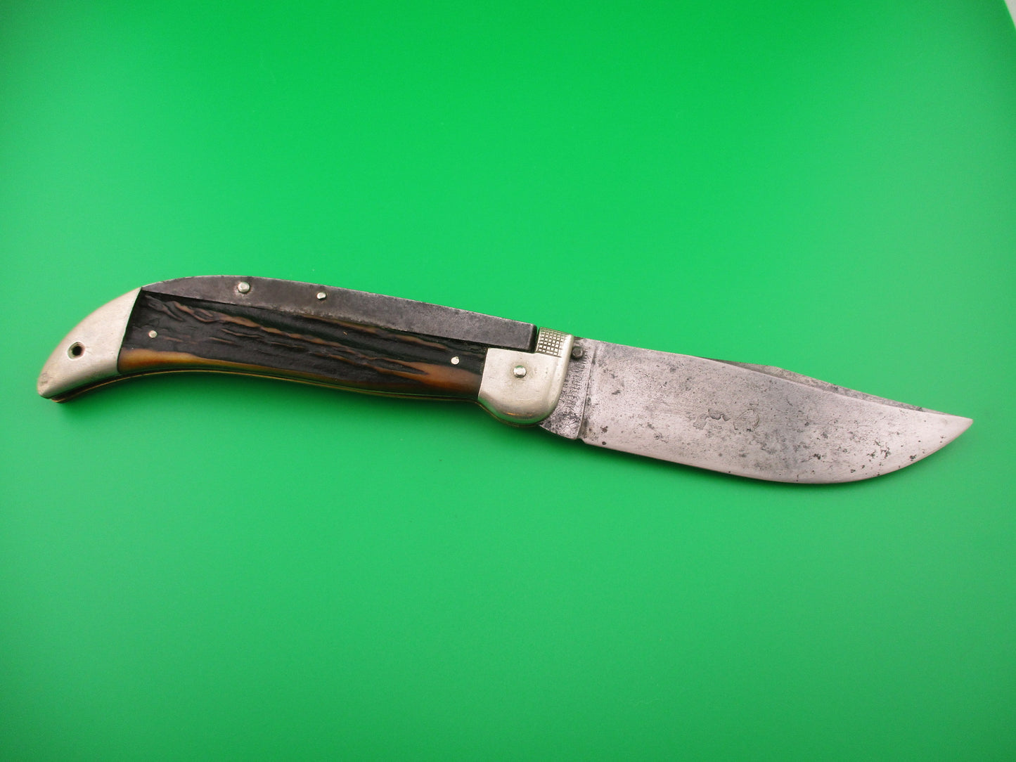 KaBar Grizzly Stag Vintage #2179 switchblade knife