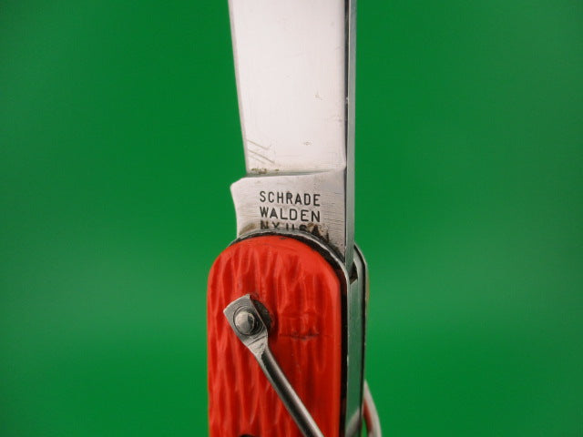 Schrade Walden vintage MC1 Orange military paratrooper switchblade